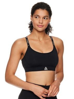 Reebok Black Low Impact Favorite Bra L NWT